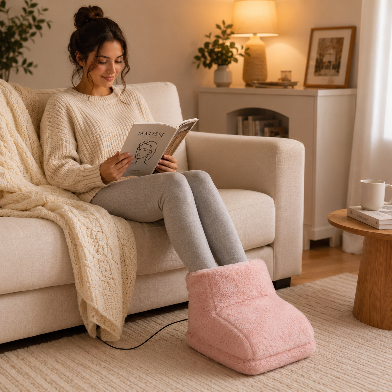 Snuggle™ Plush Heated Foot Warmer